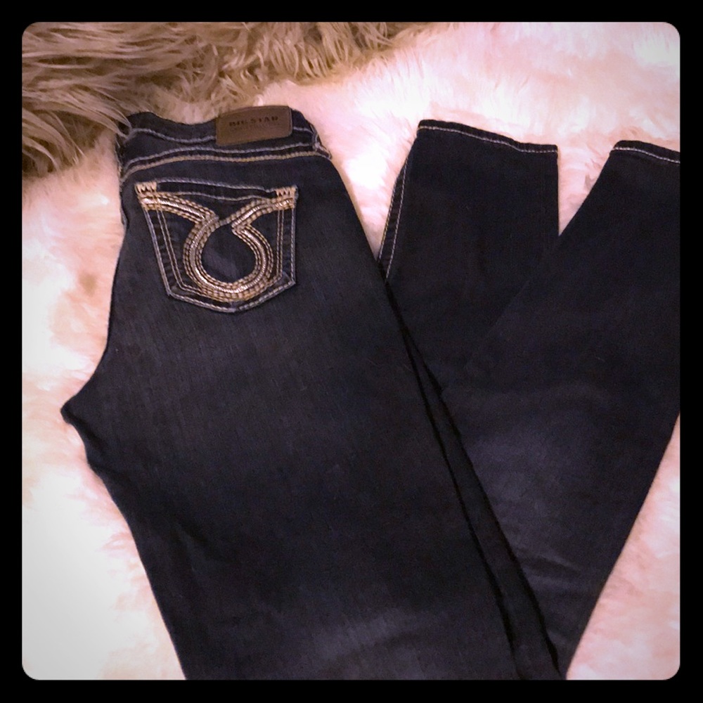 BIG STAR MADDIE SKINNY JNS 29R 30” inseam PKT DTL